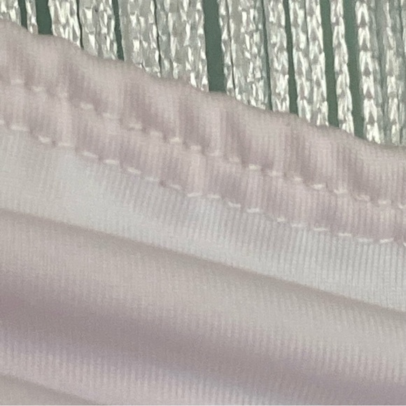 Off White Bodycon Ruched Strapless Dress - Picture 8 of 17